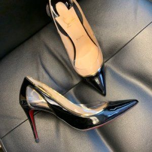 Christian Louboutin Cosmo 554 85mm Black Patent
